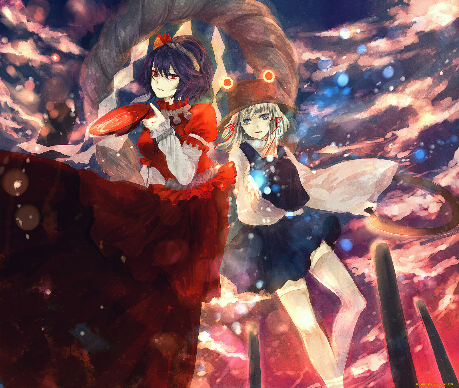 , touhou, moriya, suwako, yasaka, kanako